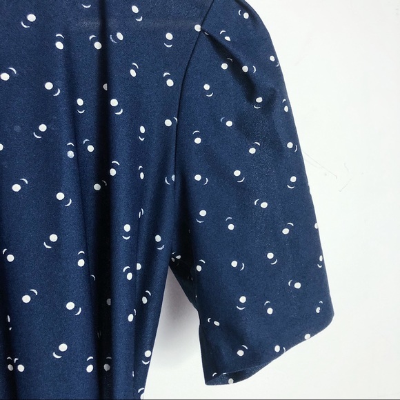 Vintage shift, drop waist ruffle dress. - Picture 4 of 6